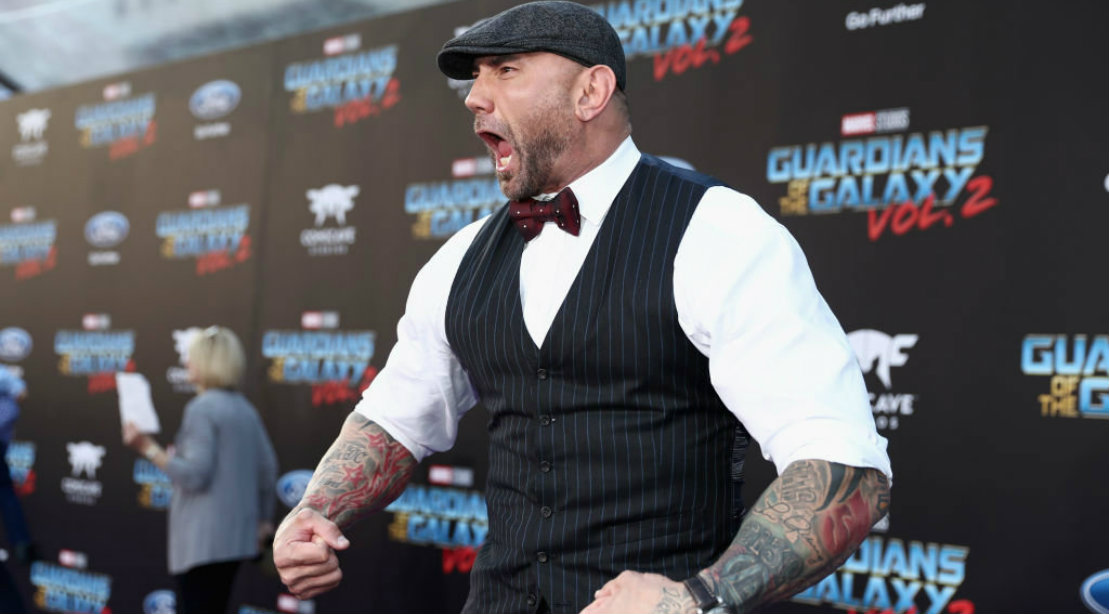 Dave Bautista Red Carpet Appearance for Guardians of the Galaxy 2