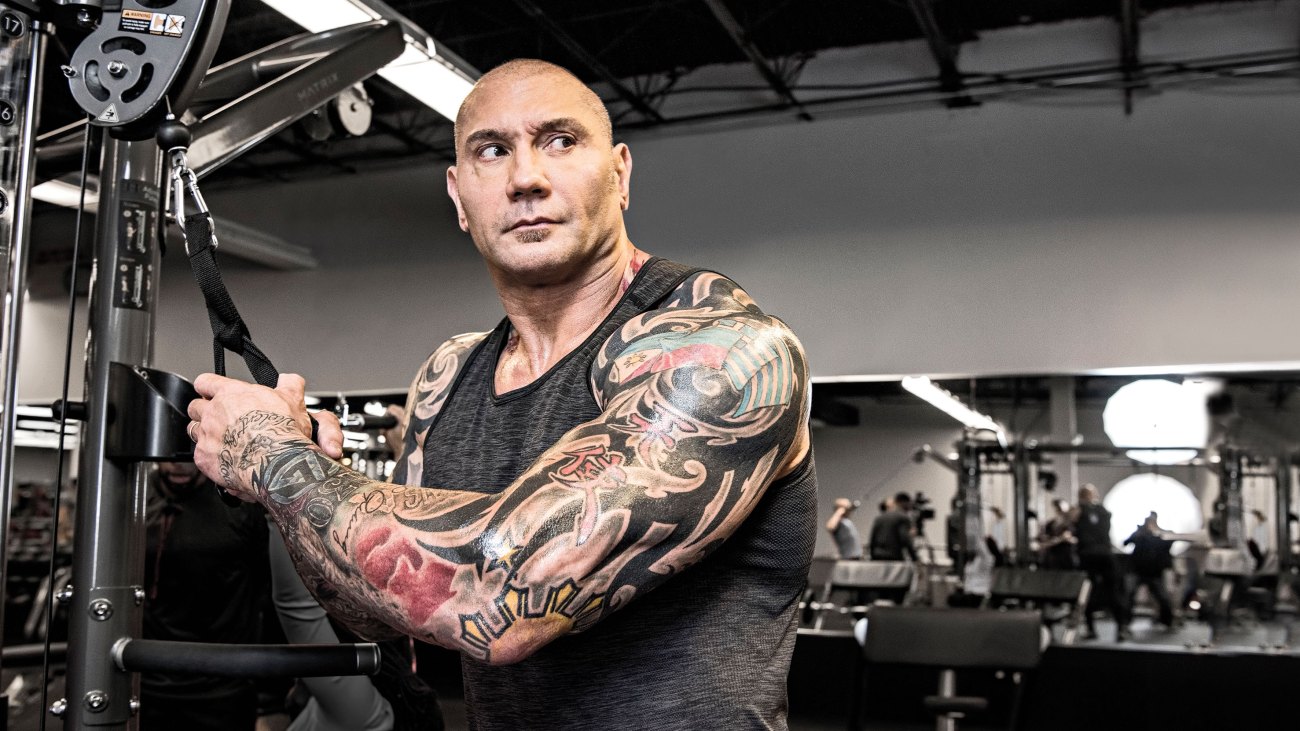 Dave Bautista’s Muscle-building Chest Workout. 