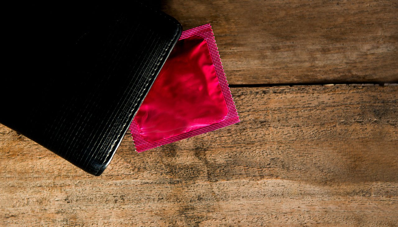 Condom in Wallet