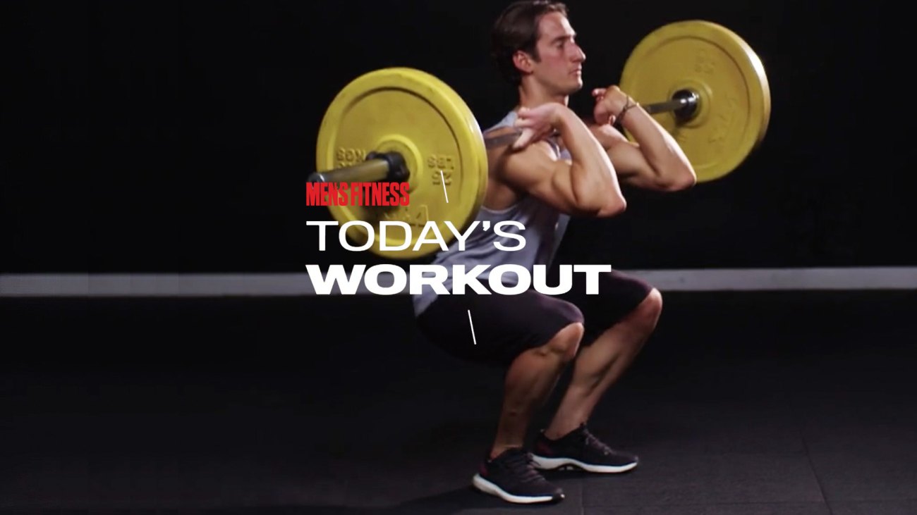 Today's Workout With Mike Simone: The Front Squat And Yoga Pose Combination Circuit