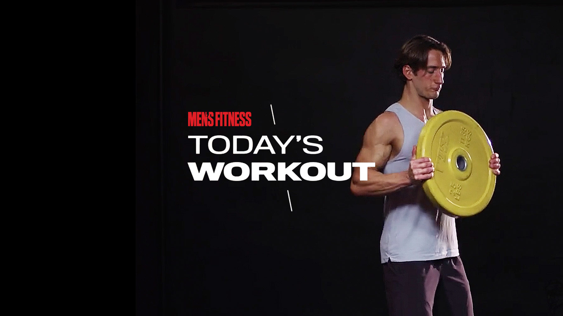 Today's Workout 59: The weight-plate circuit to shred your shoulders