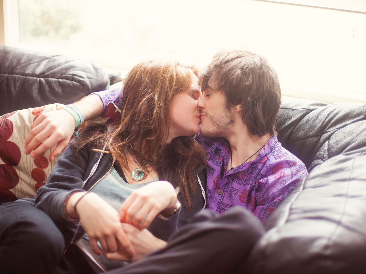 Kissing on the Couch