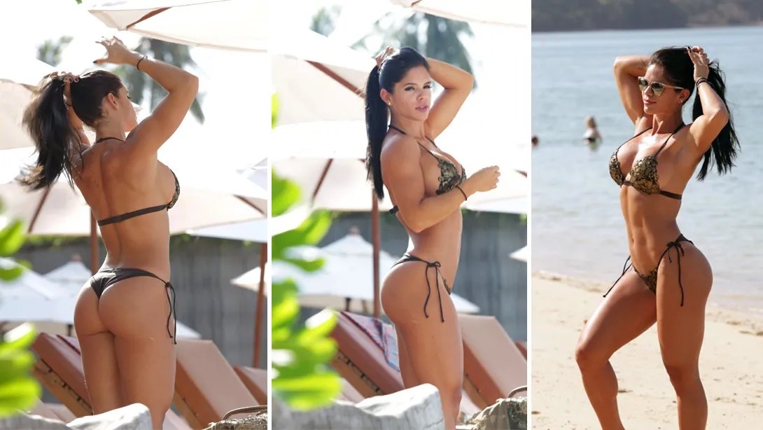 Michelle Lewin Rocks Sexy Bikini at the Beach