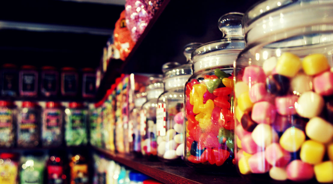 Jars of candy