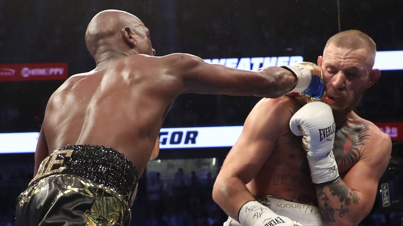 Floyd Mayweather Jr. Defeats Conor McGregor by 10th-Round TKO to End Career 50-0