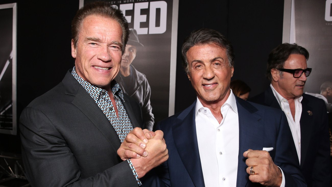 Arnold Schwarzenegger Learned to Hula With Sly Stallone