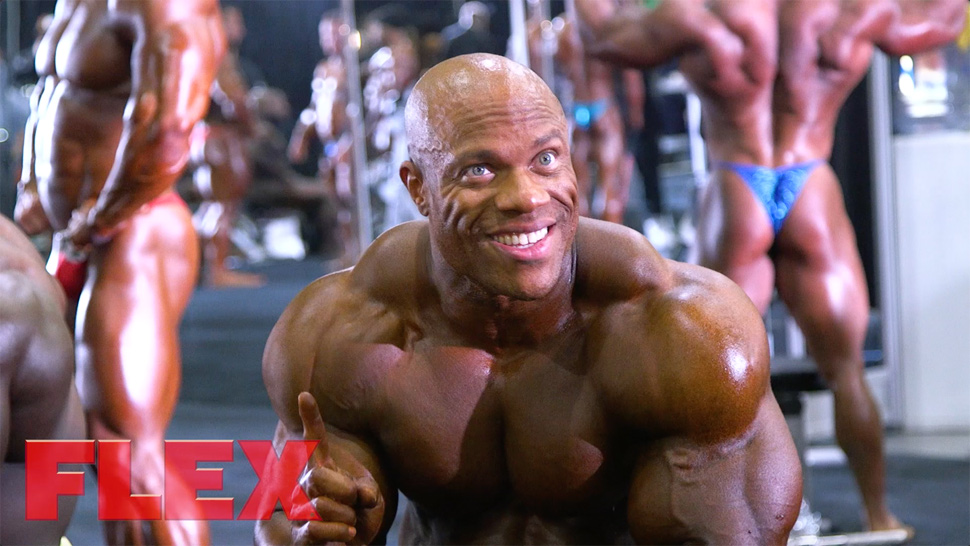 2017 Olympia Pump Up Room 7X Mr. O Phil Heath Muscle