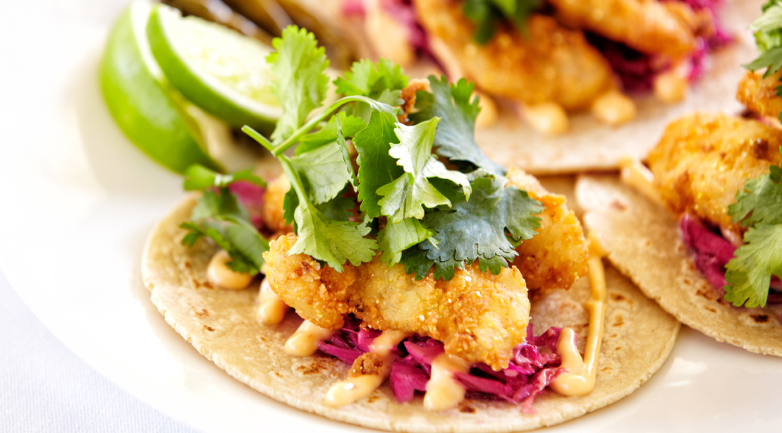 Sweet and Spicy Fish Tacos