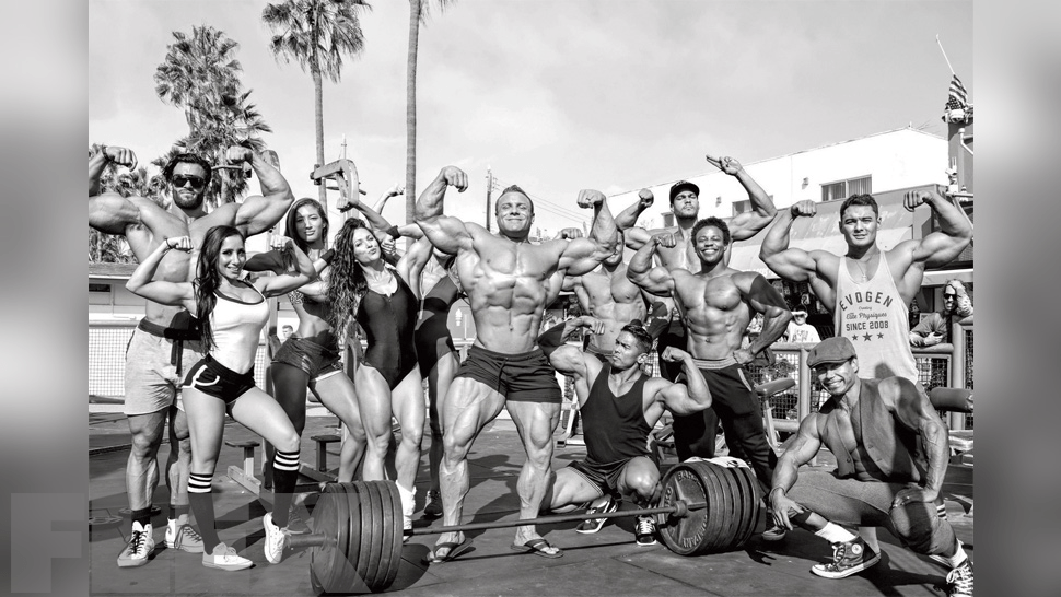 A Star-Studded Photo Shoot at Muscle Beach, CA