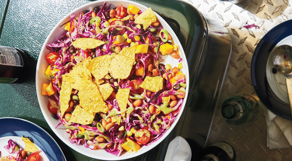 Vegetarian: Tex-Mex Nacho Salad