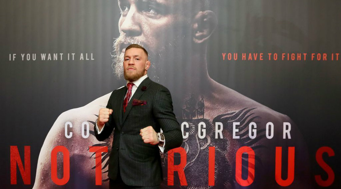 UFC fighter Conor McGregor wearing suit 