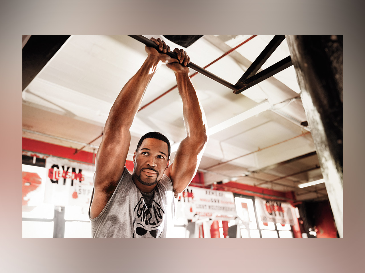 Michael Strahan s two-a-day workout routine Muscle Fitness