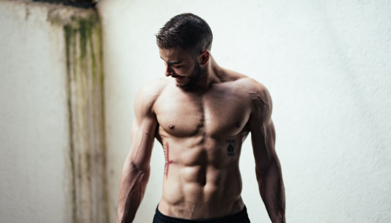 Man with Six-Pack Abs