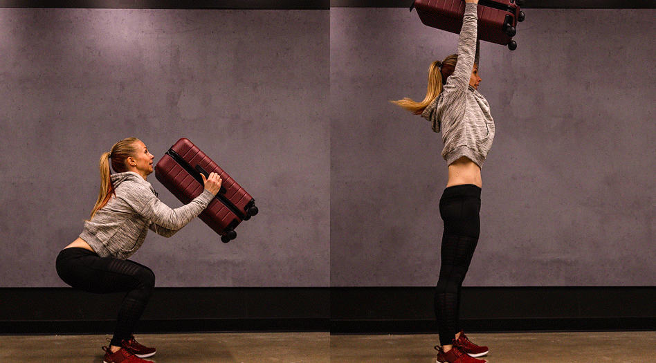Travel Suitcase Workout 