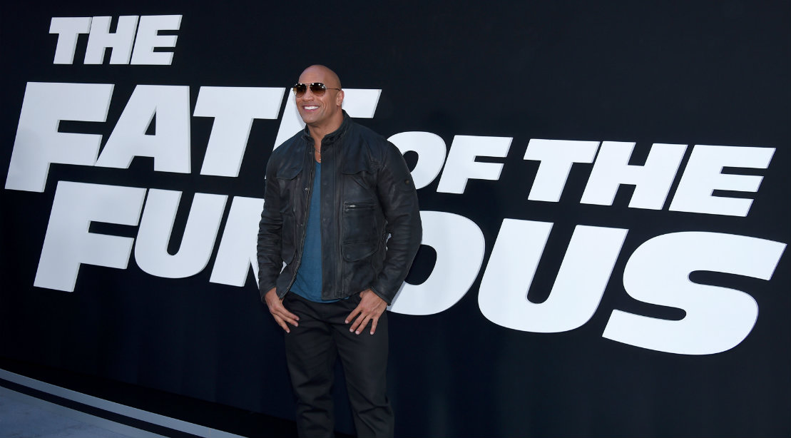 Dwayne The Rock Johnson at Fast & Furious event