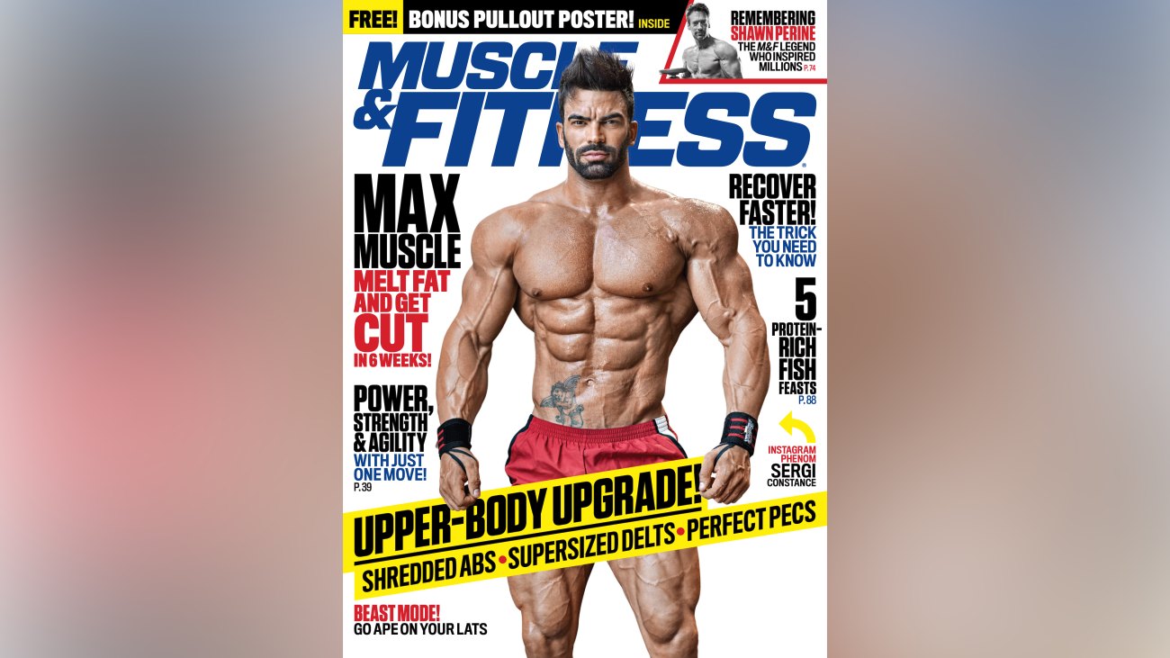 Sergi Constance on the Cover of 'Muscle & Fitness'