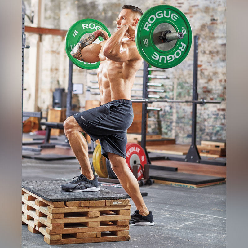 Hang Clean To Stepup Exercise Video Guide Muscle &amp; Fitness