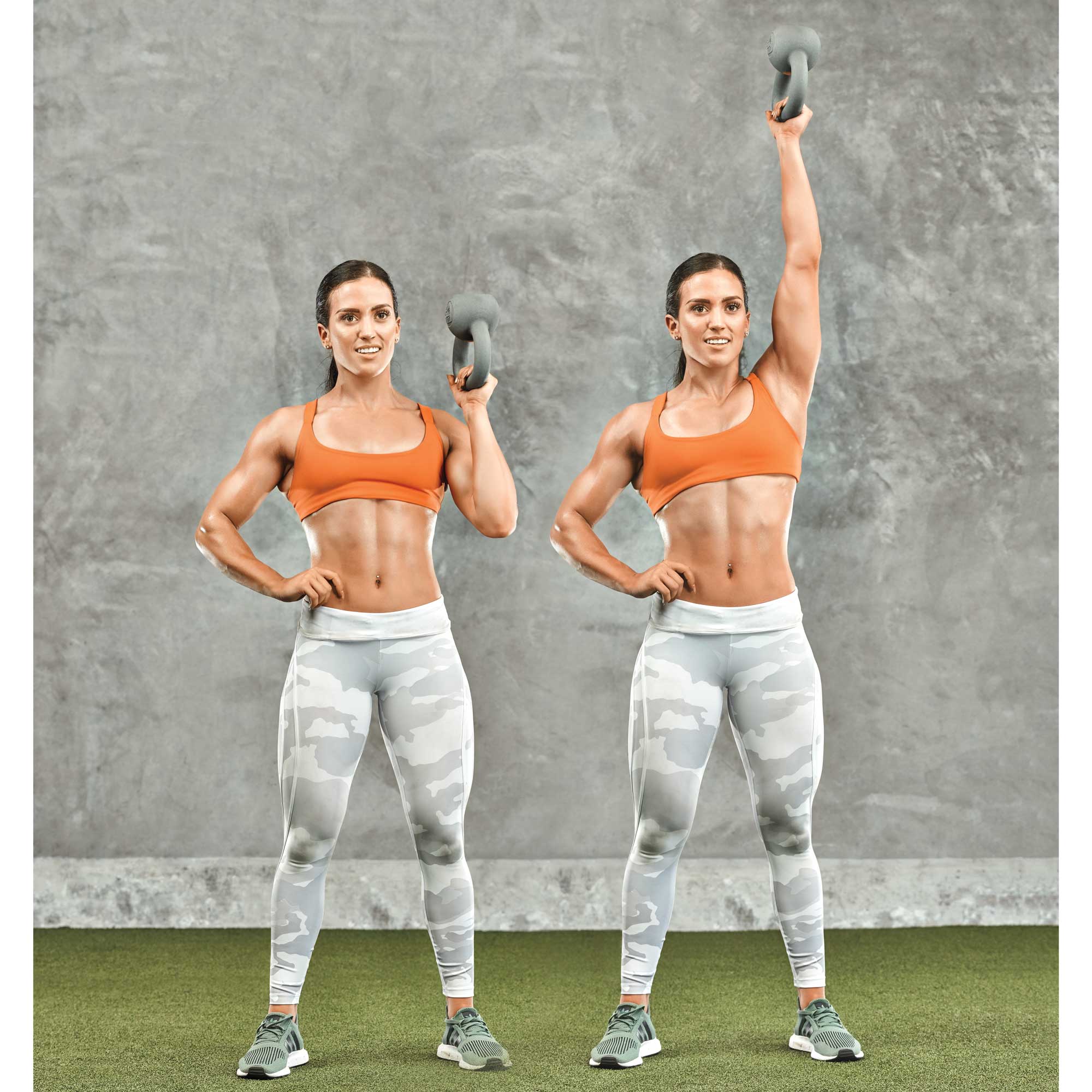 Bottoms-Up Single-Arm Kettlebell - Muscle