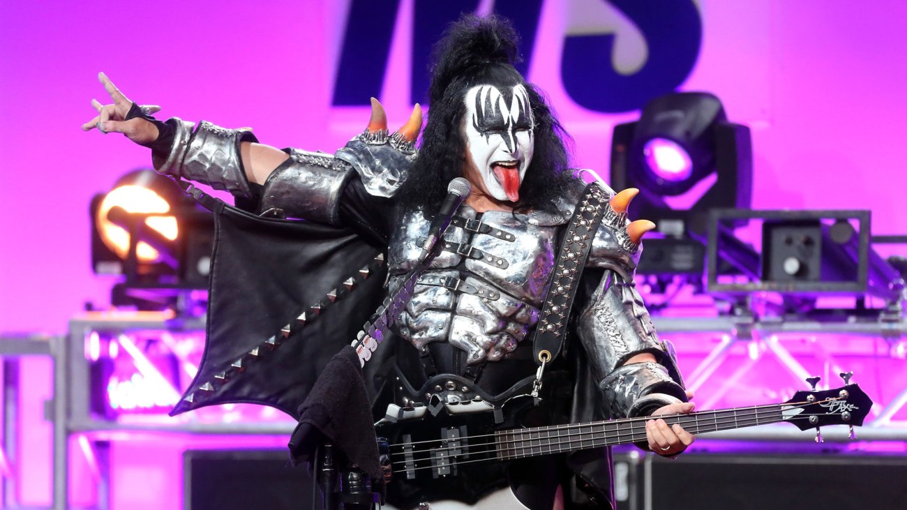 Gene Simmons Onstage with Kiss