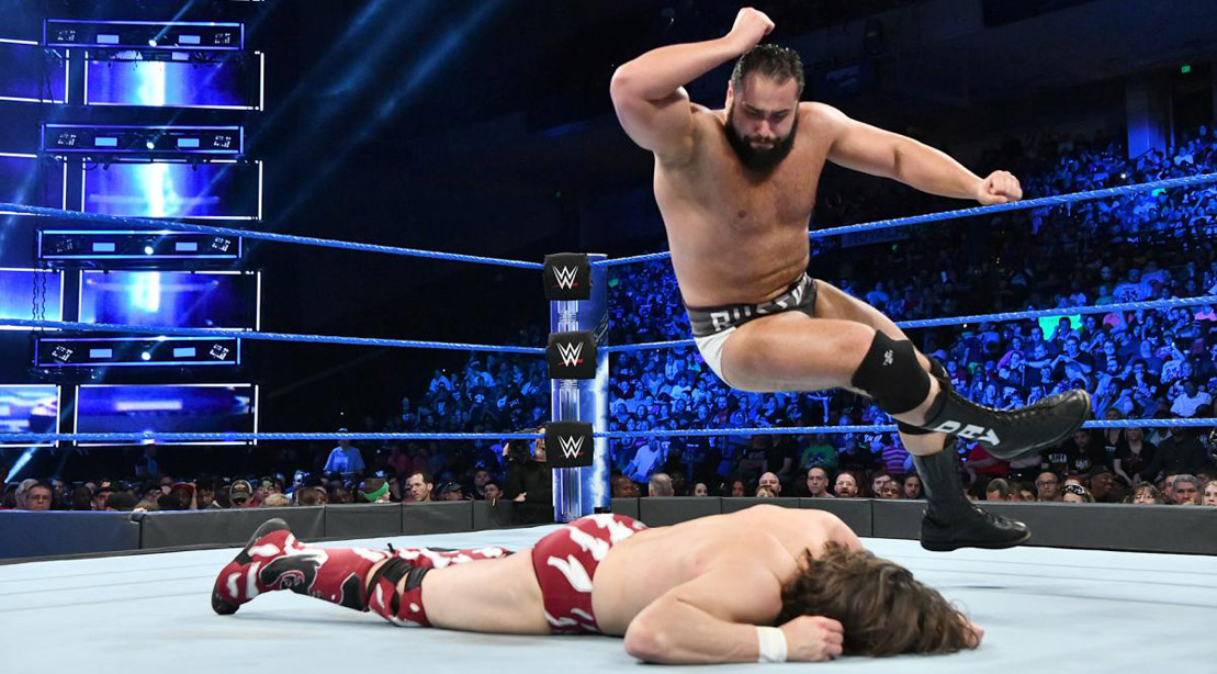 Rusev vs. Daniel Bryan on SmackDown Live on Tuesday, May 8, 2018