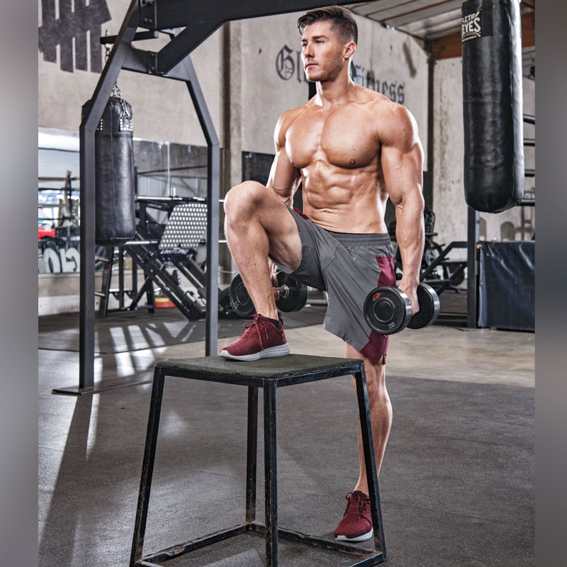 Weighted Step Up Exercise Video Guide | Muscle & Fitness