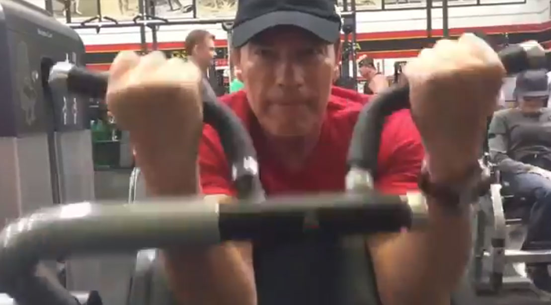 Arnold Schwarzenegger Back in the Gym After Surgery: 'Your Support Has Really Pumped Me Up'