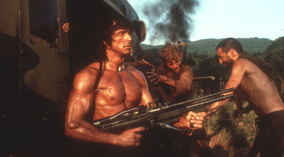 Photo of Sylvester Stallone in Rambo series