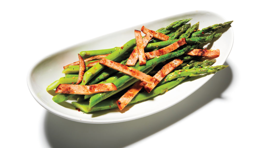 Recipe: How To Make Steamed Asparagus With Bacon