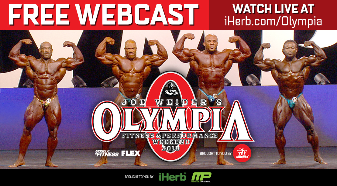 Watch the LIVE Mr. Olympia Webcast