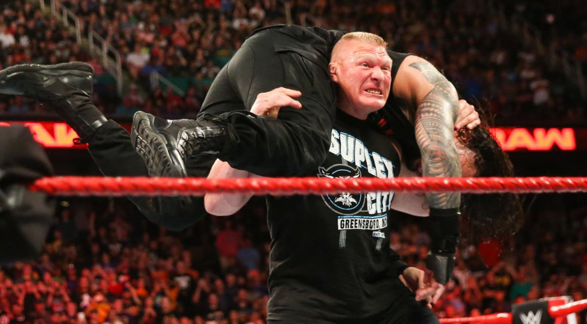 'Raw' Recap: Brock Lesnar Destroys a Blinded Roman Reigns, Dean Ambrose Returns