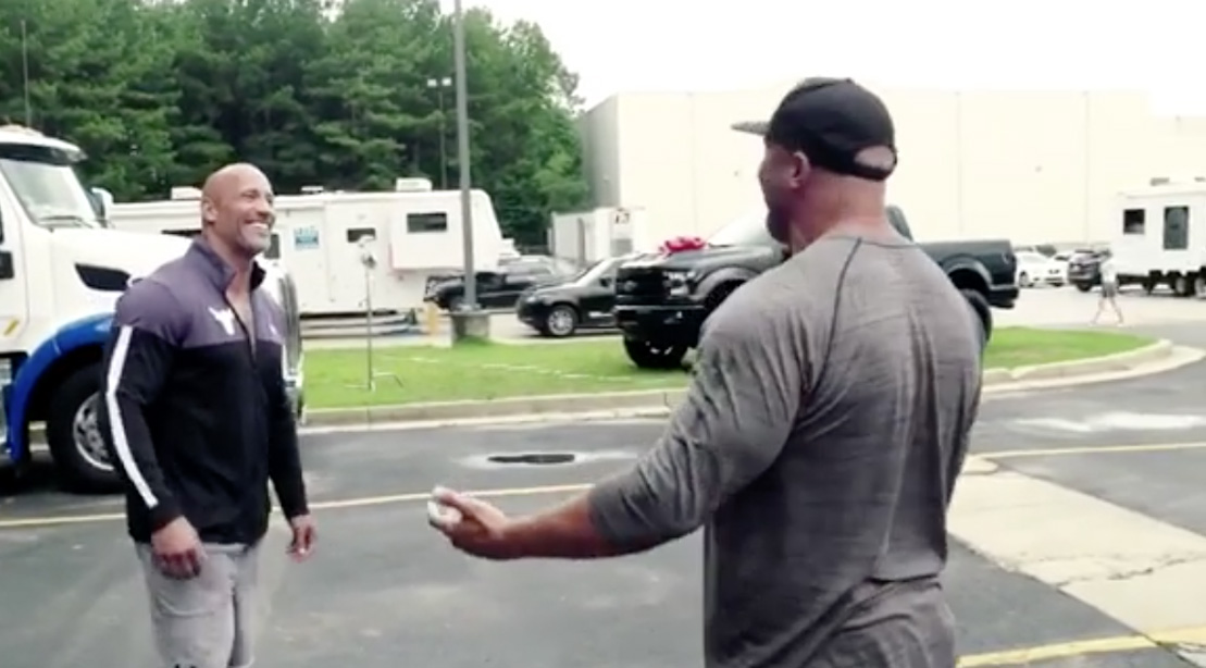 'The Rock' Surprises His Cousin and Stunt Double With a Custom Pickup Truck