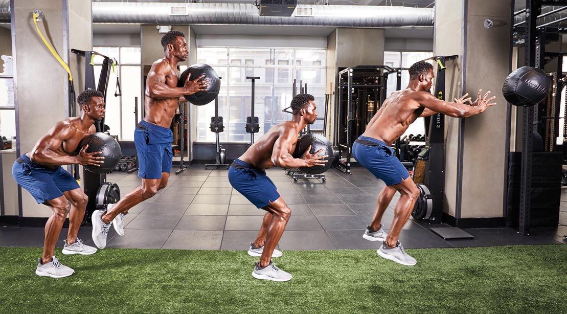 Medicine Ball Chest Pass