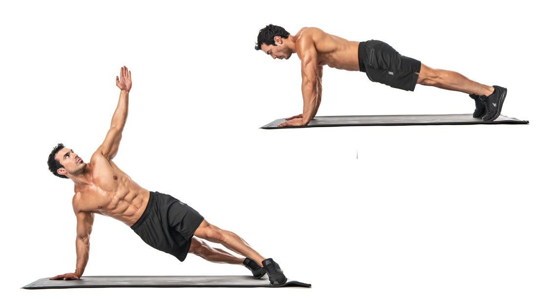 Pence Eervol niet verwant Plank With Reach Exercise Video Guide | Muscle & Fitness