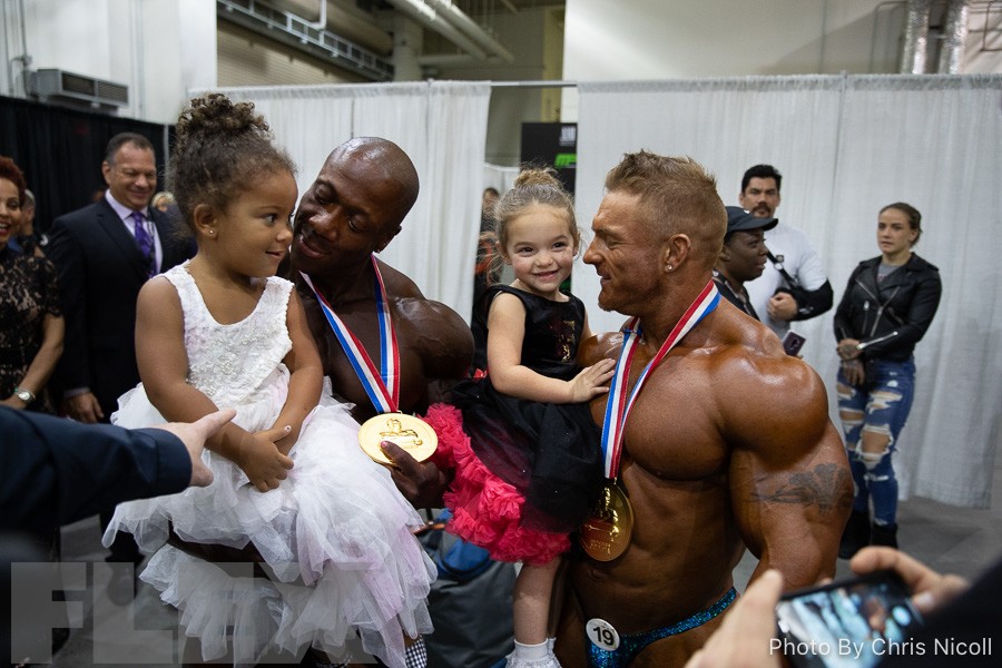 Backstage with the 2018 Olympia Champions