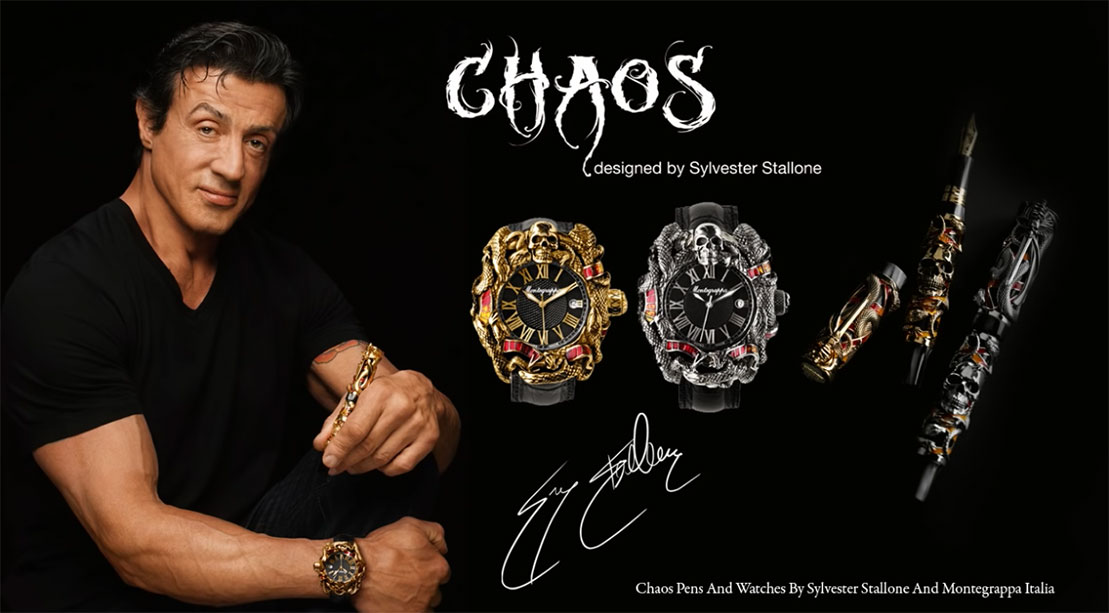 Sylvester Stallone Chaos Watch and Pen