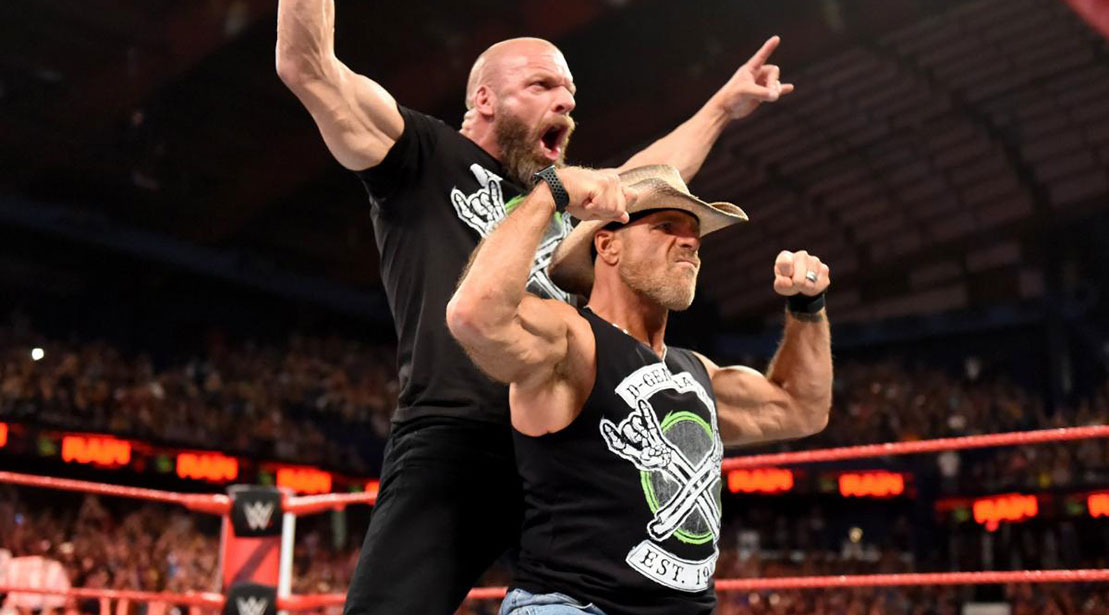 Triple H and Shawn Michaels reunite to form D-X.