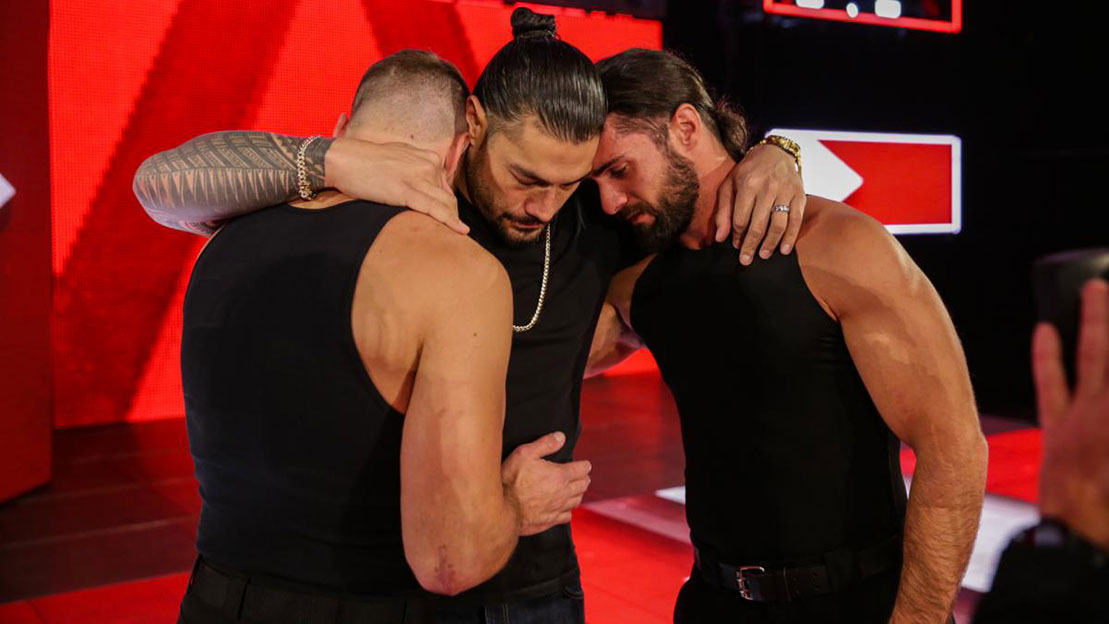 Roman Reigns reunites with The Shield on RAW.
