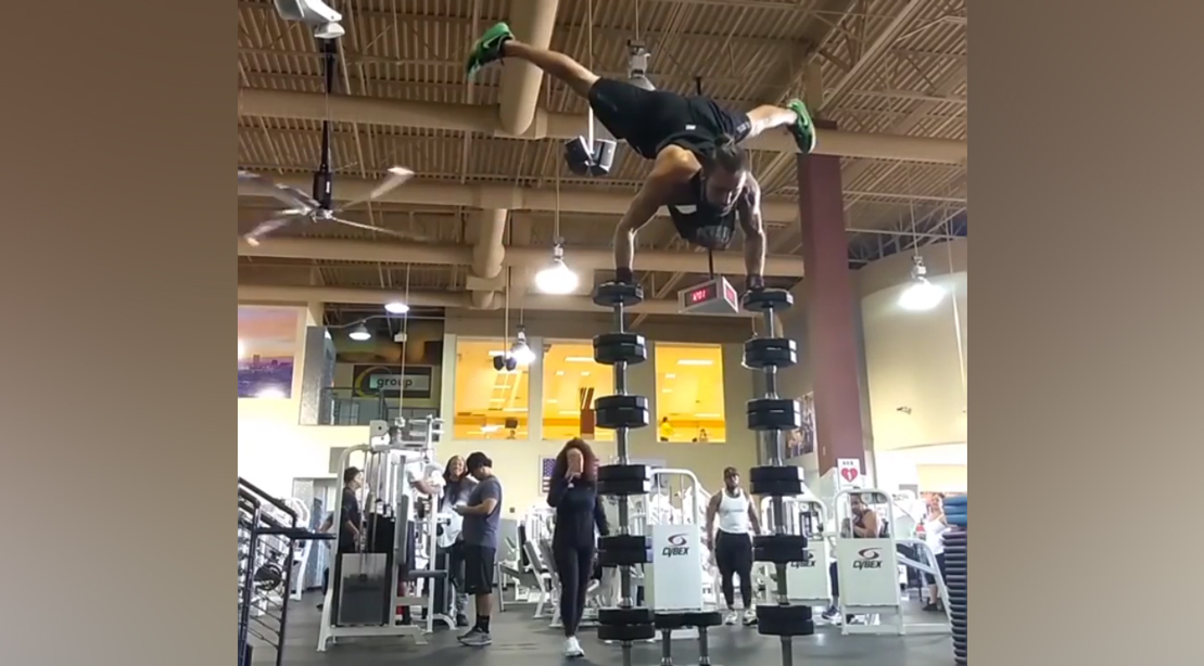 You Won't Believe This Guy's Feats of Balance and Strength