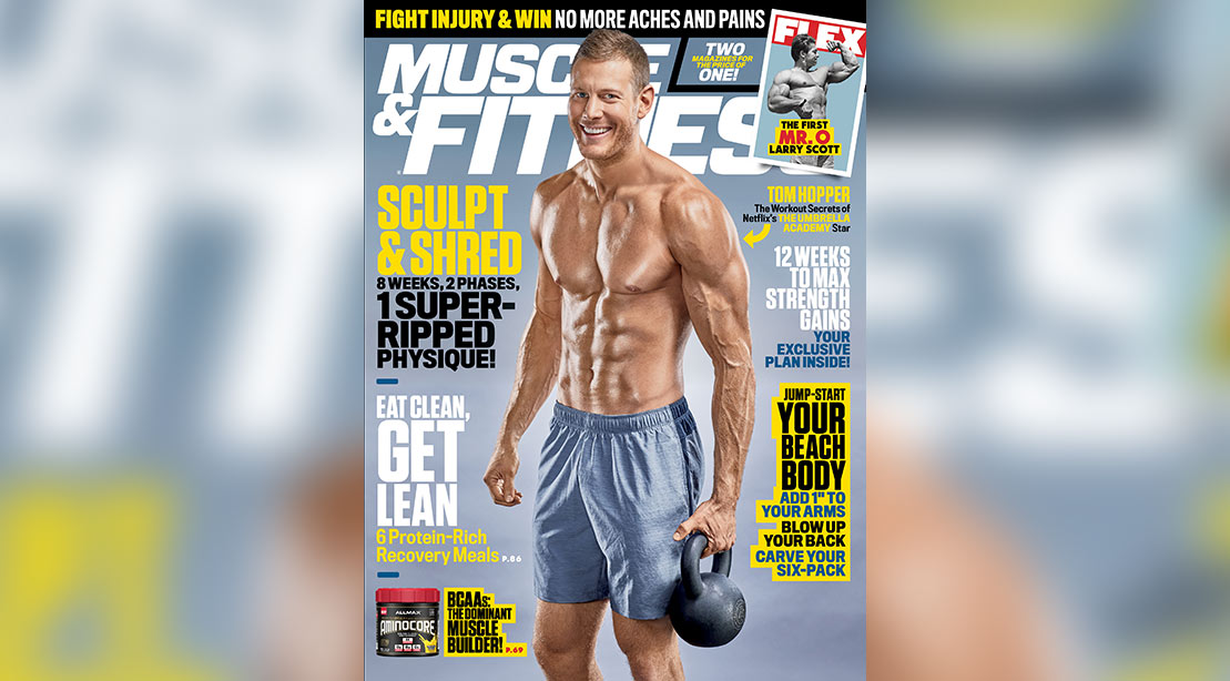 The March issue of 'Muscle & Fitness.'