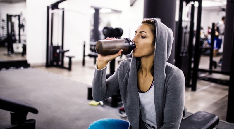 Protein Shaker Bottle Home Gym for Men Women