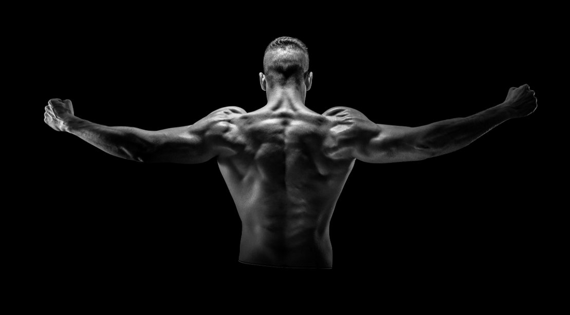 Shoulder Raise from Back - Black and White