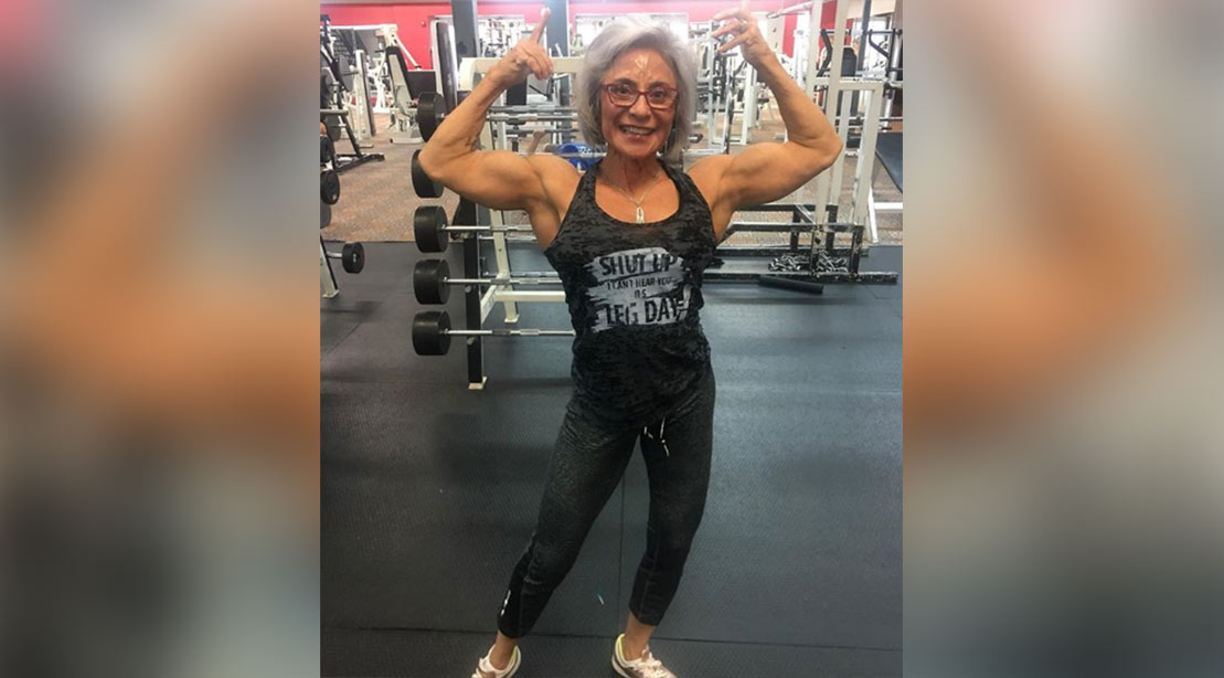Rebecca Woody is a Shredded 70-Year-Old Bodybuilding Coach 