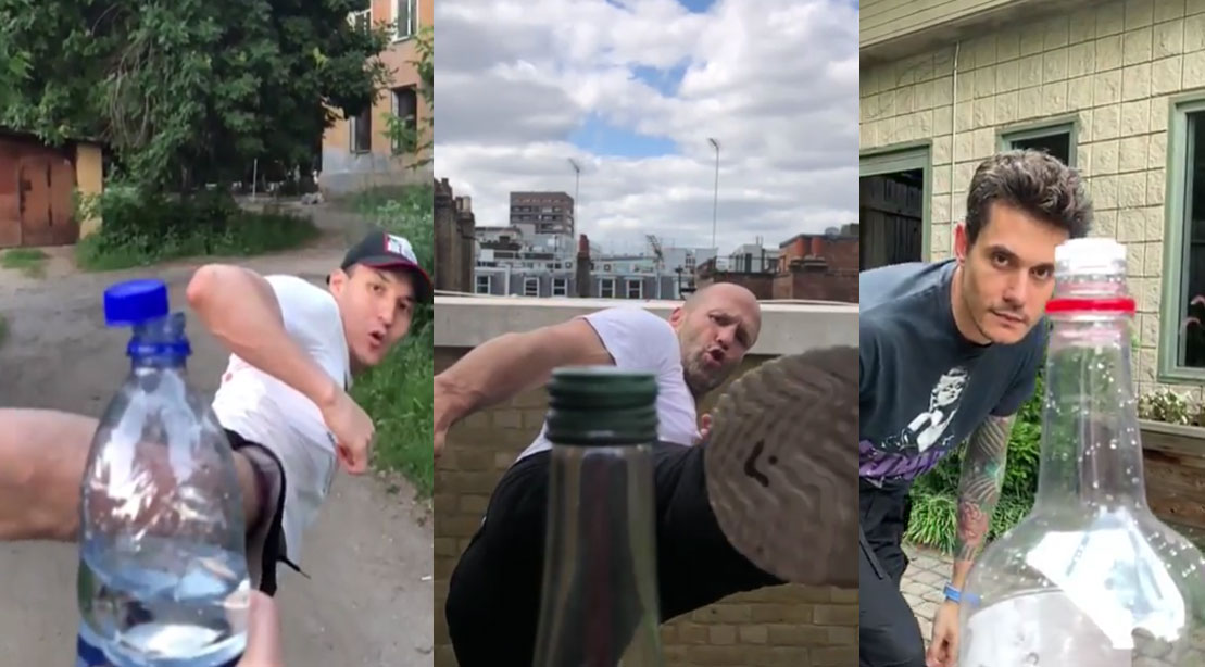 The Viral Bottle Cap Kicking Challenge That is Taking The Internet by Storm