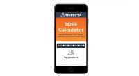 Trifecta TDEE calculator on a smart phone