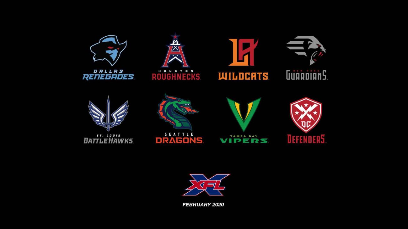 XFL Unveils its Team Names and Logos
