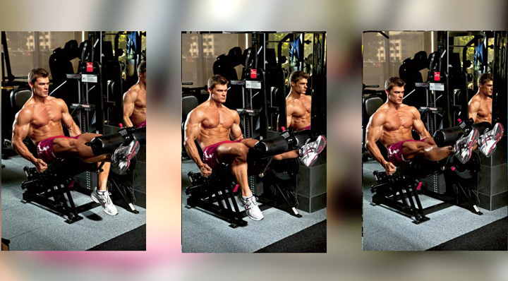 New ONE LEG EXTENSION WITH ANGLED CRUNCH (+ BURNOUT)