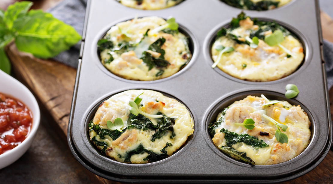 High protein egg muffins