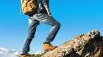 Man-In-Work-Boots-And-Jeans-Hiking