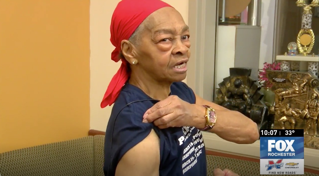 This 82-Year Old Powerlifter Took Down a Home Intruder With a Table