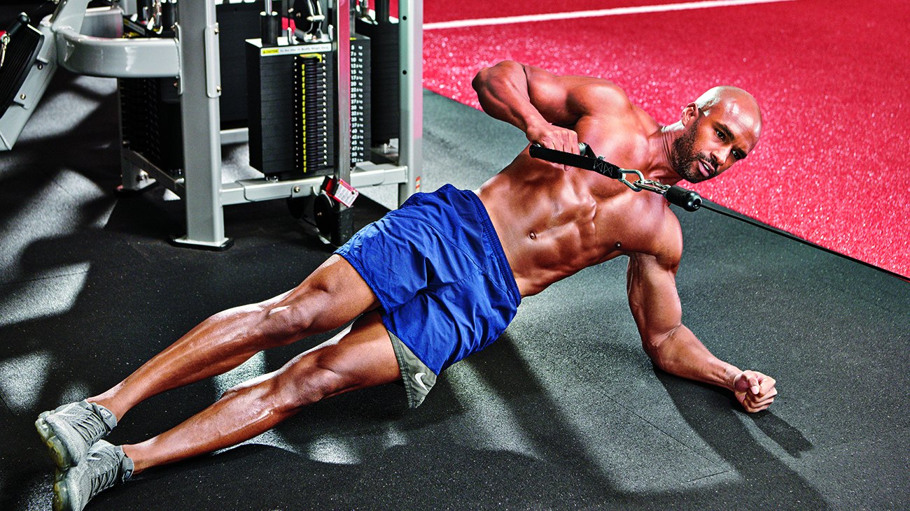 Side Plank and Row